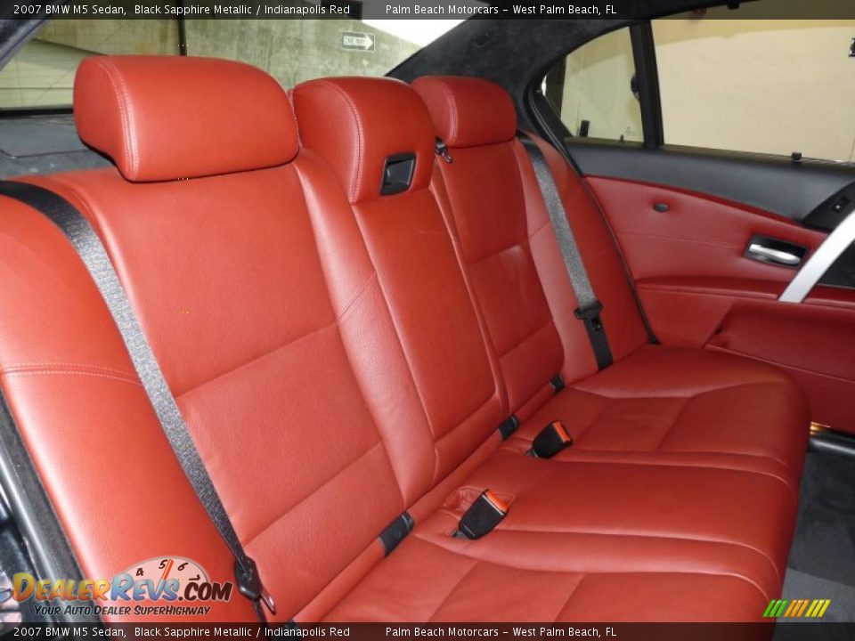 Indianapolis Red Interior - 2007 BMW M5 Sedan Photo #18