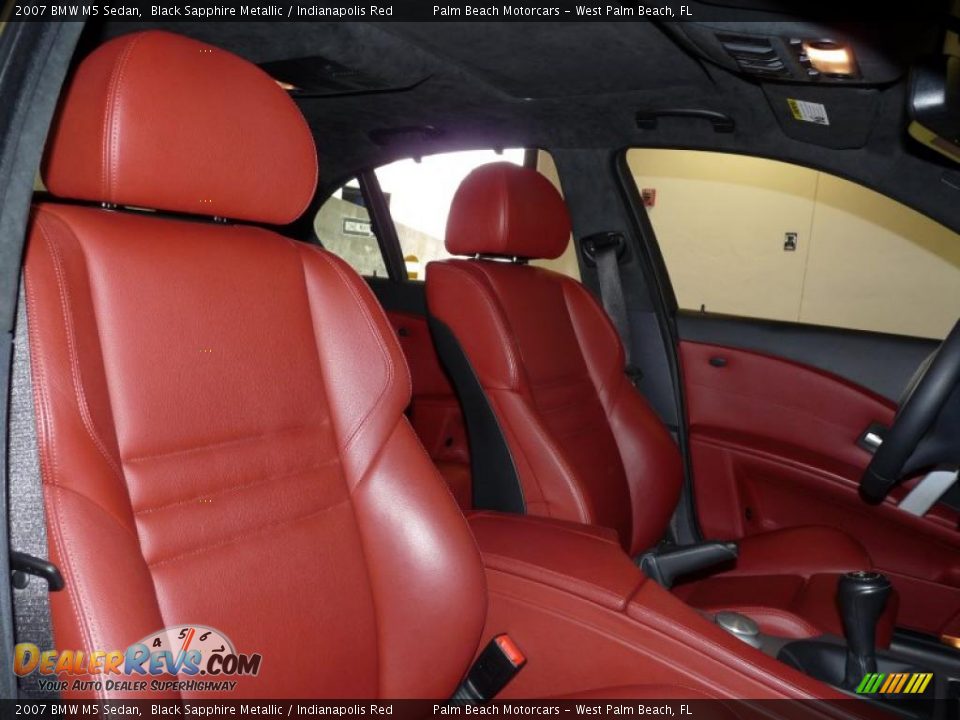 Indianapolis Red Interior - 2007 BMW M5 Sedan Photo #19
