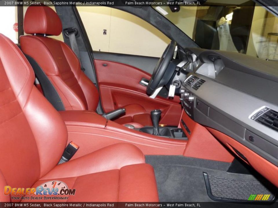 Indianapolis Red Interior - 2007 BMW M5 Sedan Photo #20