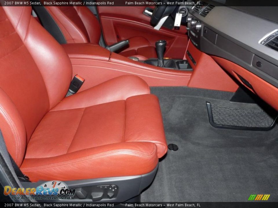 Indianapolis Red Interior - 2007 BMW M5 Sedan Photo #21