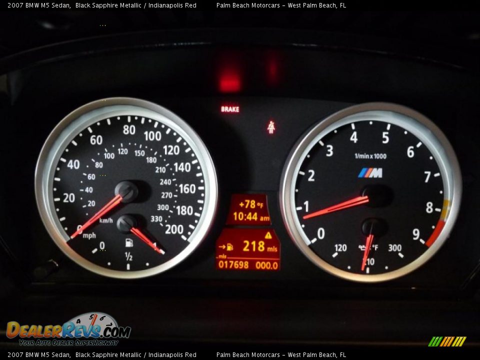 2007 BMW M5 Sedan Gauges Photo #29