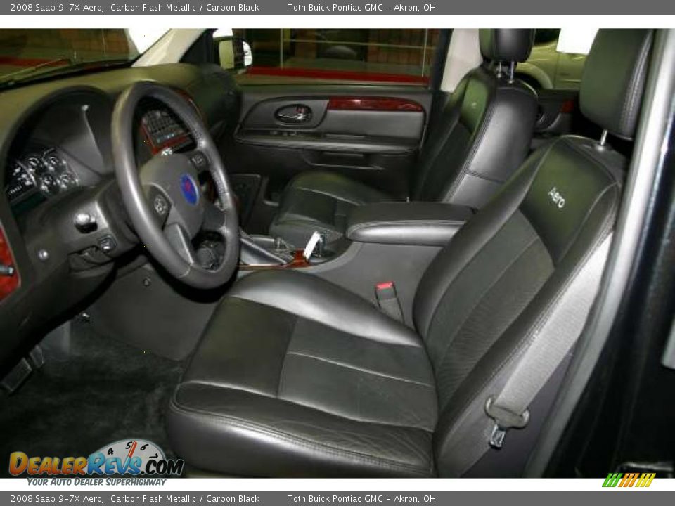 2008 Saab 9-7X Aero Carbon Flash Metallic / Carbon Black Photo #4