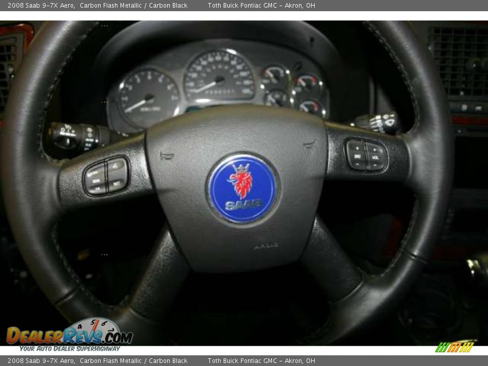 2008 Saab 9-7X Aero Carbon Flash Metallic / Carbon Black Photo #8