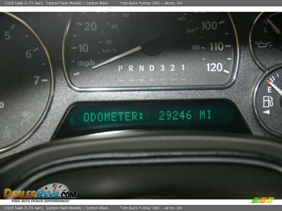 2008 Saab 9-7X Aero Carbon Flash Metallic / Carbon Black Photo #9