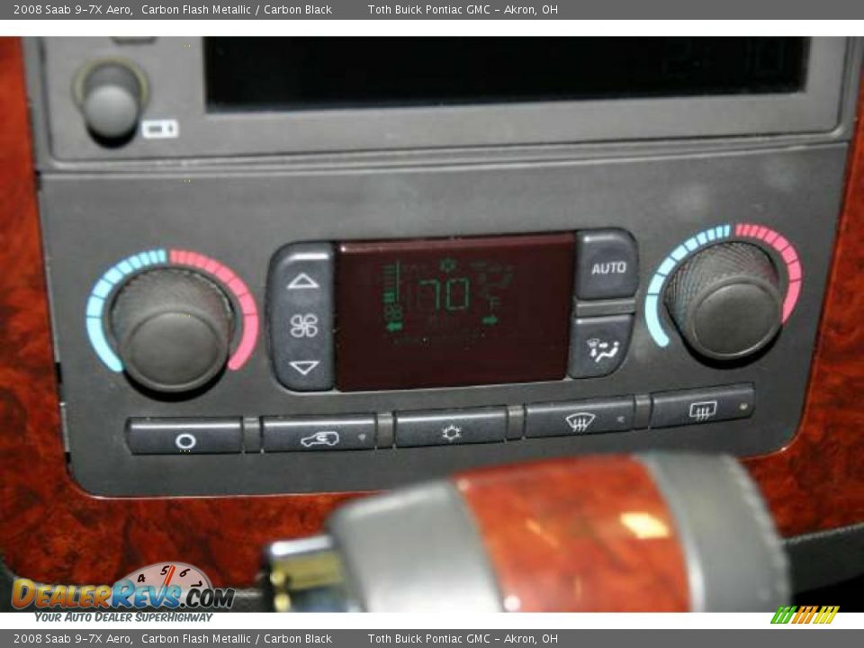 2008 Saab 9-7X Aero Carbon Flash Metallic / Carbon Black Photo #11