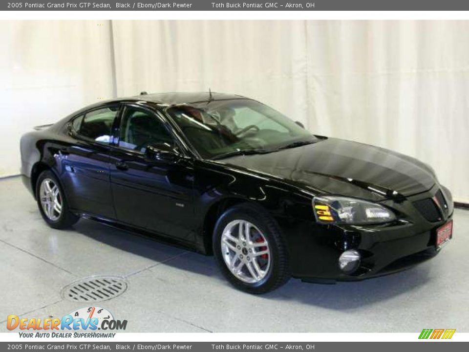 2005 Pontiac Grand Prix GTP Sedan Black / Ebony/Dark Pewter Photo #1