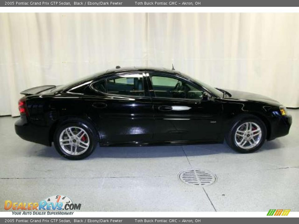 2005 Pontiac Grand Prix GTP Sedan Black / Ebony/Dark Pewter Photo #2