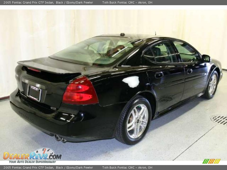 2005 Pontiac Grand Prix GTP Sedan Black / Ebony/Dark Pewter Photo #3
