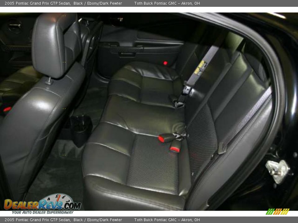 2005 Pontiac Grand Prix GTP Sedan Black / Ebony/Dark Pewter Photo #5