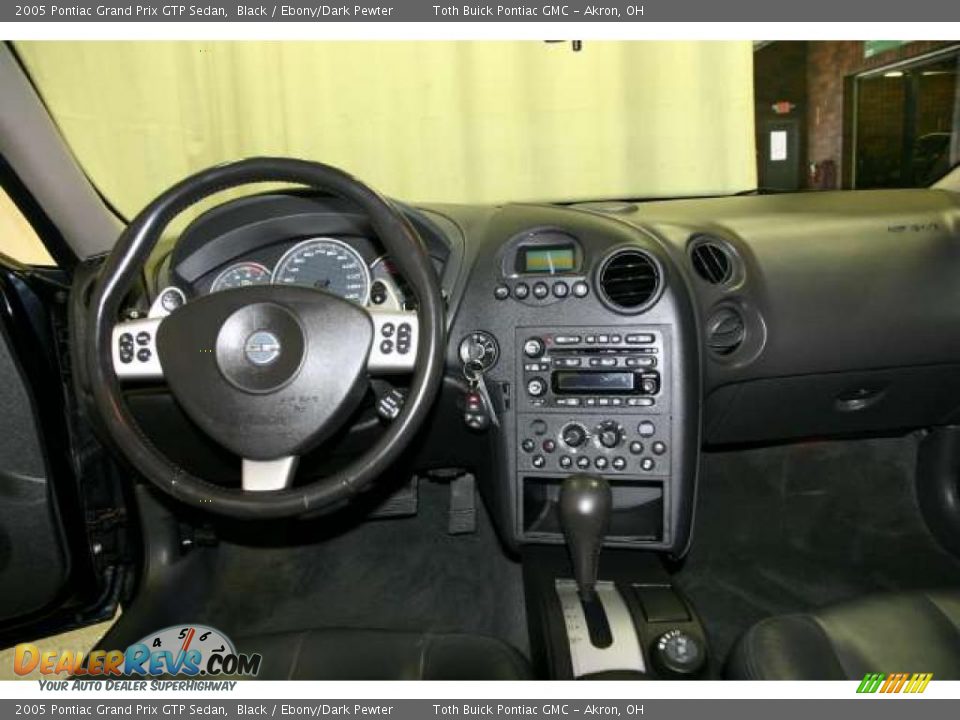 2005 Pontiac Grand Prix GTP Sedan Black / Ebony/Dark Pewter Photo #6