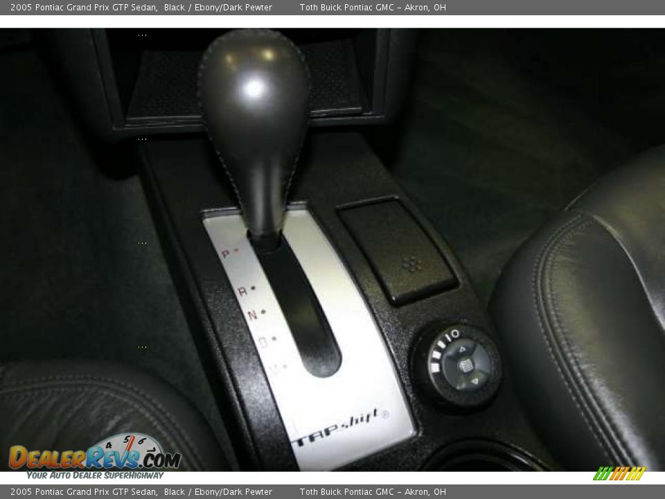 2005 Pontiac Grand Prix GTP Sedan Black / Ebony/Dark Pewter Photo #13