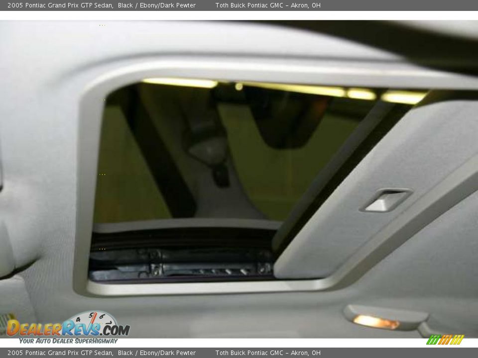 2005 Pontiac Grand Prix GTP Sedan Black / Ebony/Dark Pewter Photo #14