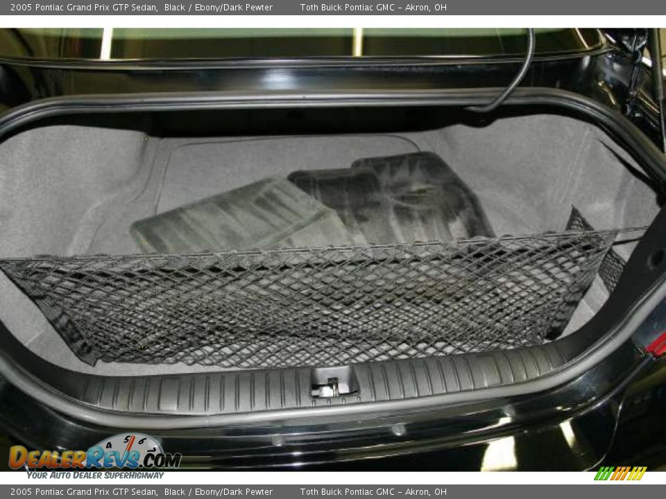 2005 Pontiac Grand Prix GTP Sedan Black / Ebony/Dark Pewter Photo #15