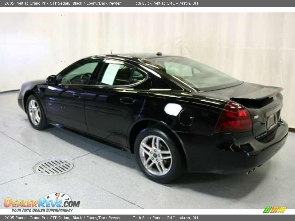 2005 Pontiac Grand Prix GTP Sedan Black / Ebony/Dark Pewter Photo #20
