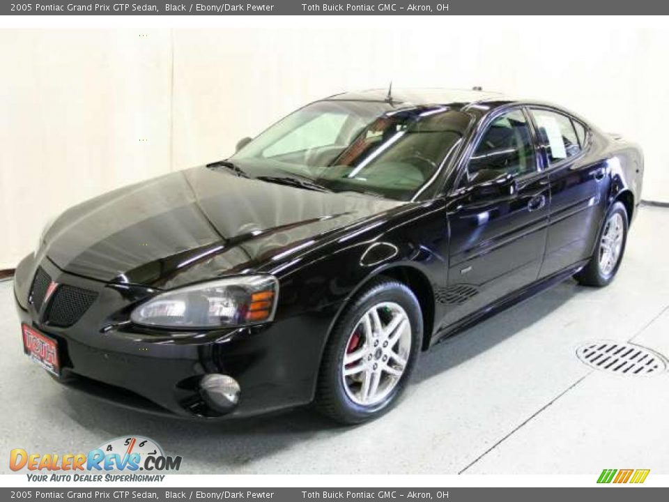 2005 Pontiac Grand Prix GTP Sedan Black / Ebony/Dark Pewter Photo #22