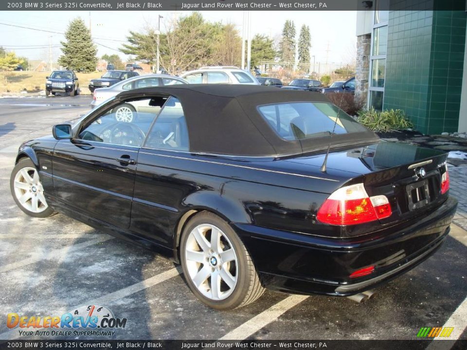 2003 BMW 3 Series 325i Convertible Jet Black / Black Photo #30