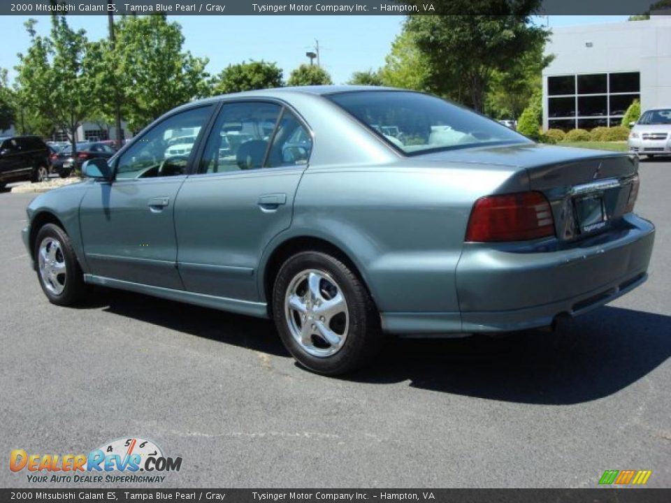 2000 Mitsubishi Galant ES Tampa Blue Pearl / Gray Photo #3