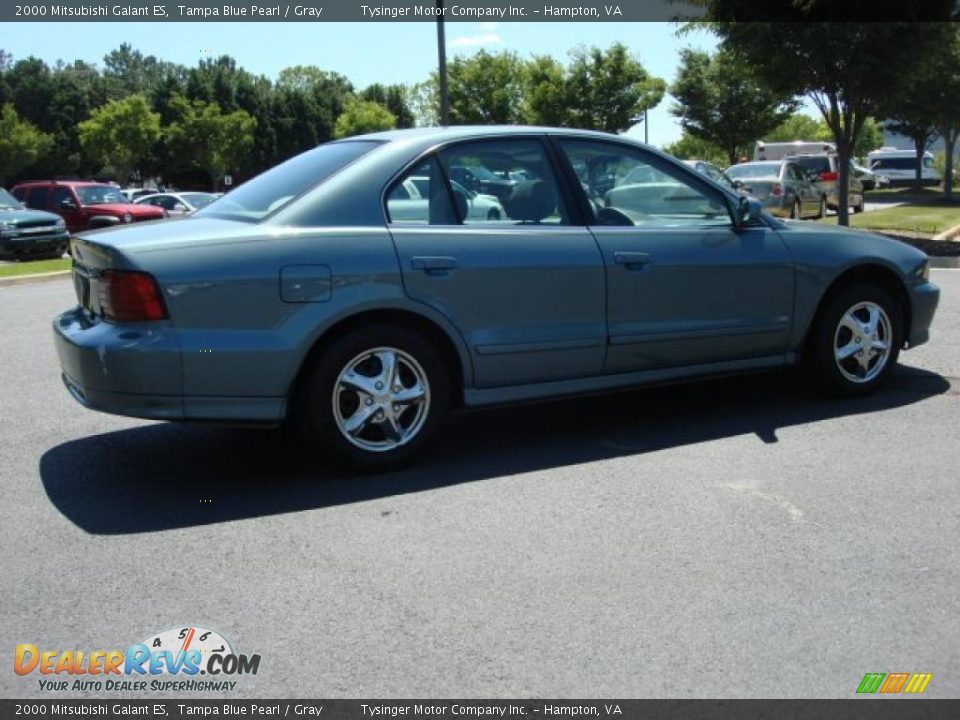 2000 Mitsubishi Galant ES Tampa Blue Pearl / Gray Photo #4