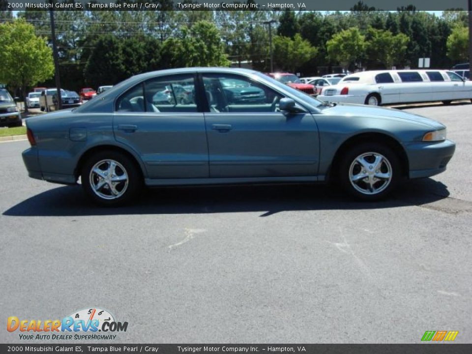 2000 Mitsubishi Galant ES Tampa Blue Pearl / Gray Photo #5