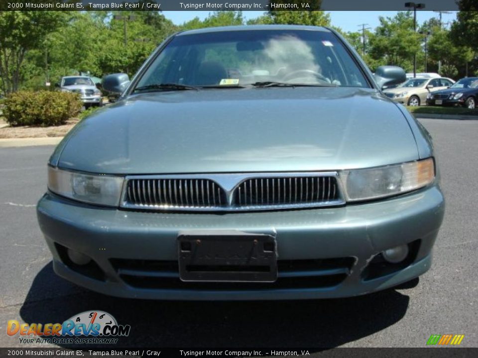 2000 Mitsubishi Galant ES Tampa Blue Pearl / Gray Photo #7