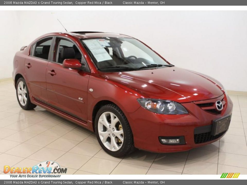 Front 3/4 View of 2008 Mazda MAZDA3 s Grand Touring Sedan Photo #1