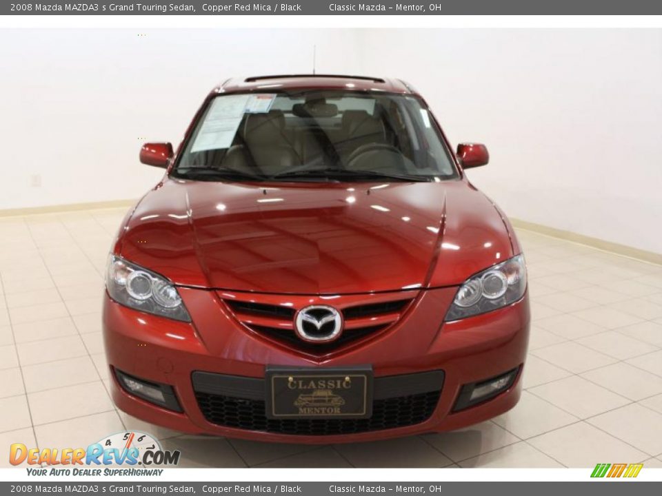 2008 Mazda MAZDA3 s Grand Touring Sedan Copper Red Mica / Black Photo #2