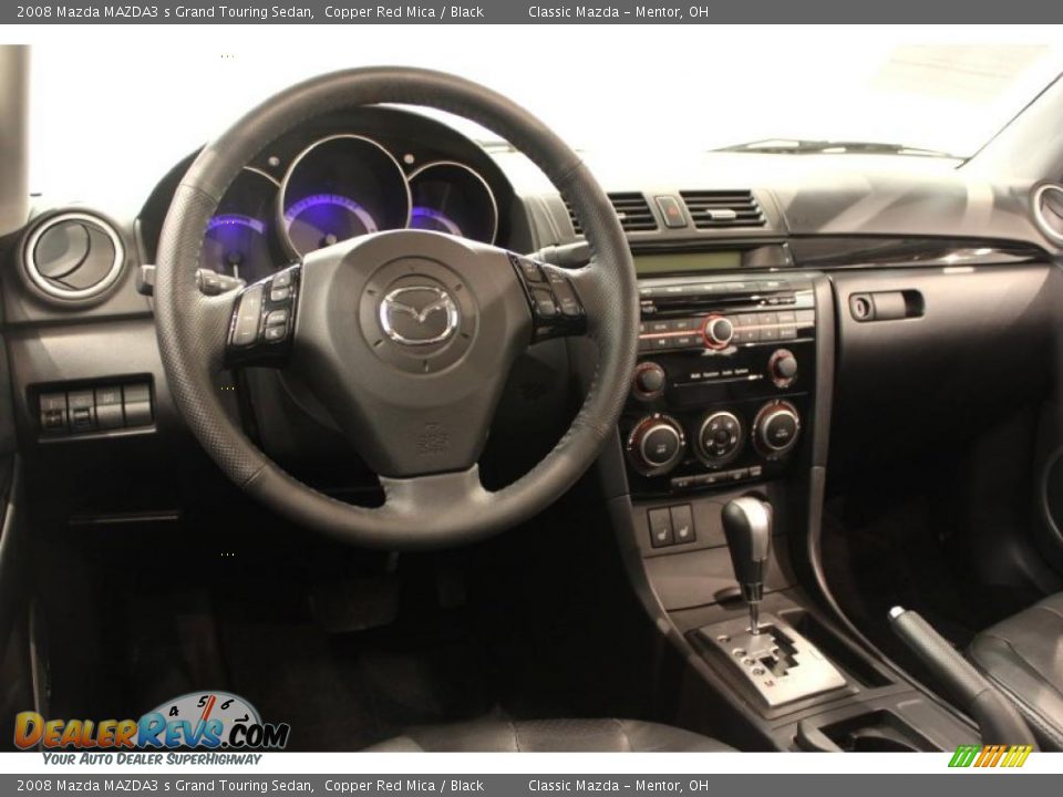 2008 Mazda MAZDA3 s Grand Touring Sedan Steering Wheel Photo #9