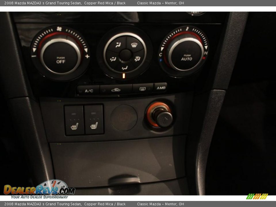 2008 Mazda MAZDA3 s Grand Touring Sedan Copper Red Mica / Black Photo #13