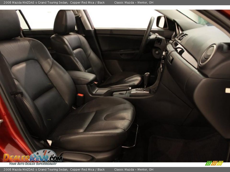 2008 Mazda MAZDA3 s Grand Touring Sedan Copper Red Mica / Black Photo #16
