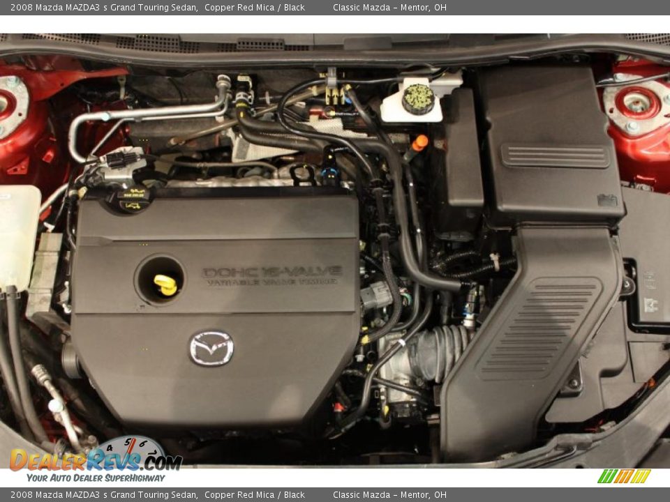 2008 Mazda MAZDA3 s Grand Touring Sedan 2.3 Liter DOHC 16V VVT 4 Cylinder Engine Photo #21