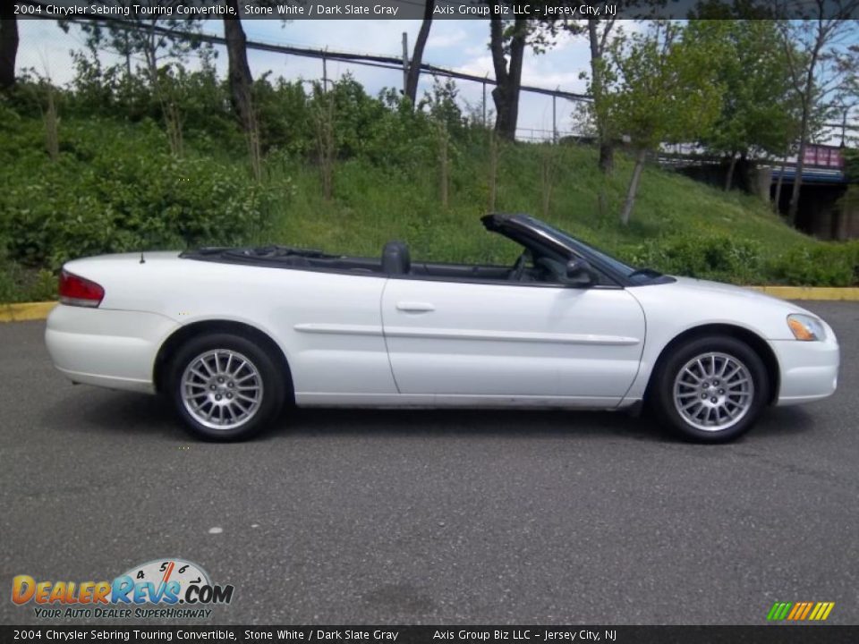 2004 Chrysler Sebring Touring Convertible Stone White / Dark Slate Gray Photo #3