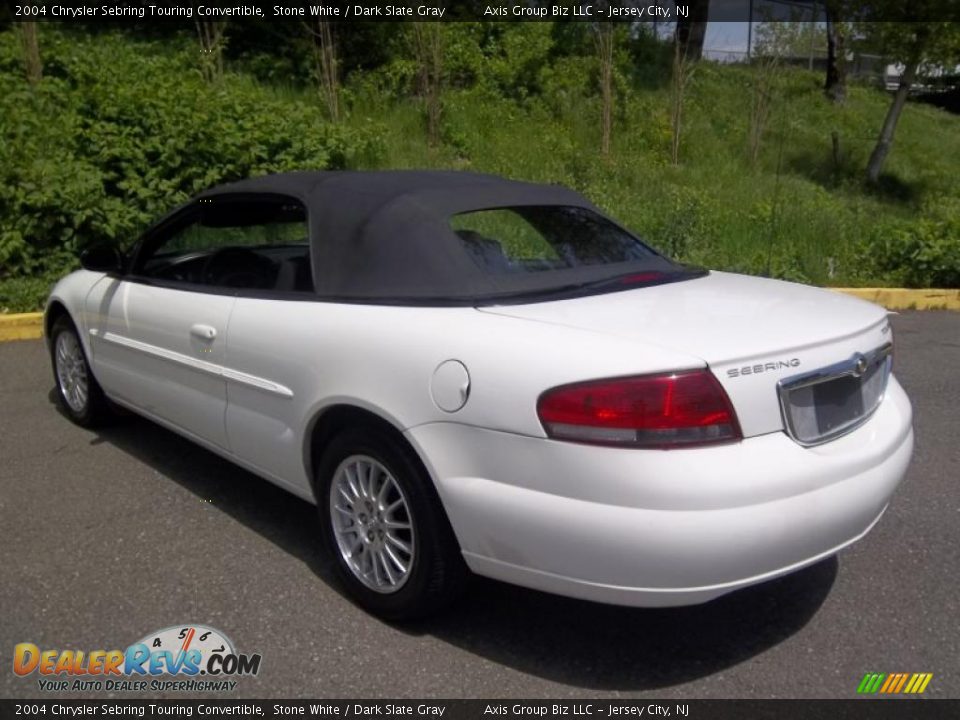2004 Chrysler Sebring Touring Convertible Stone White / Dark Slate Gray Photo #4