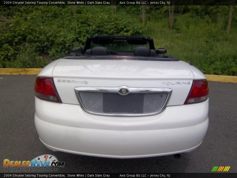 2004 Chrysler Sebring Touring Convertible Stone White / Dark Slate Gray Photo #5