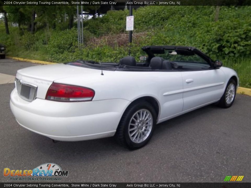 2004 Chrysler Sebring Touring Convertible Stone White / Dark Slate Gray Photo #6