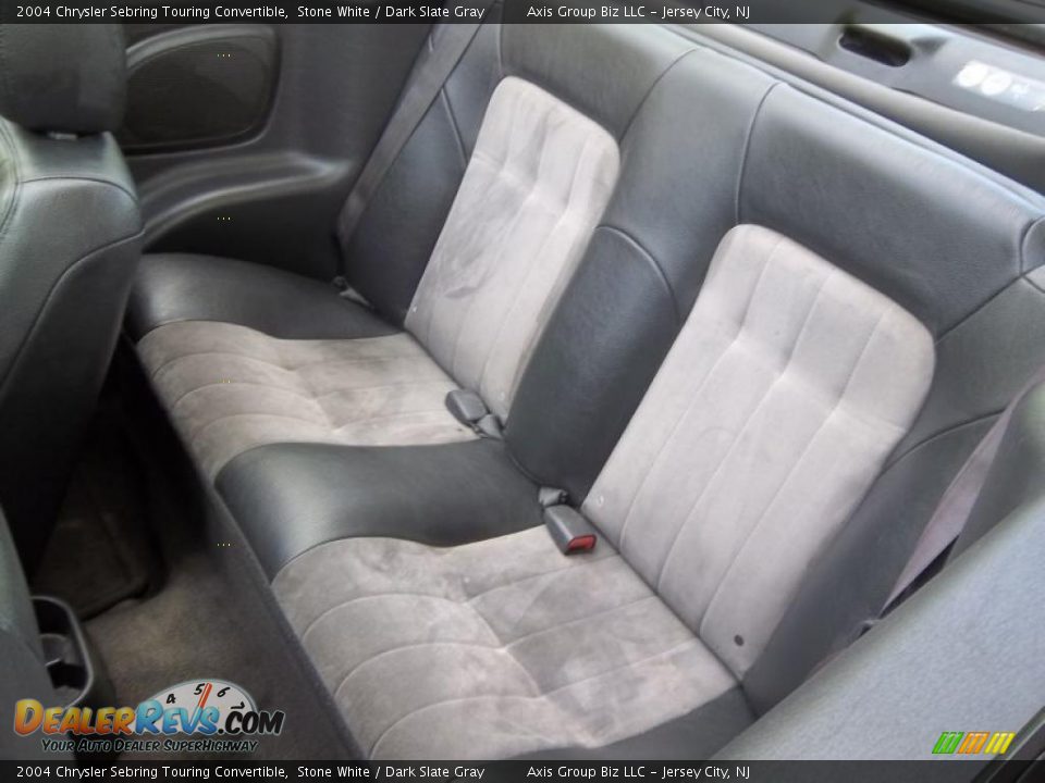 2004 Chrysler Sebring Touring Convertible Stone White / Dark Slate Gray Photo #10