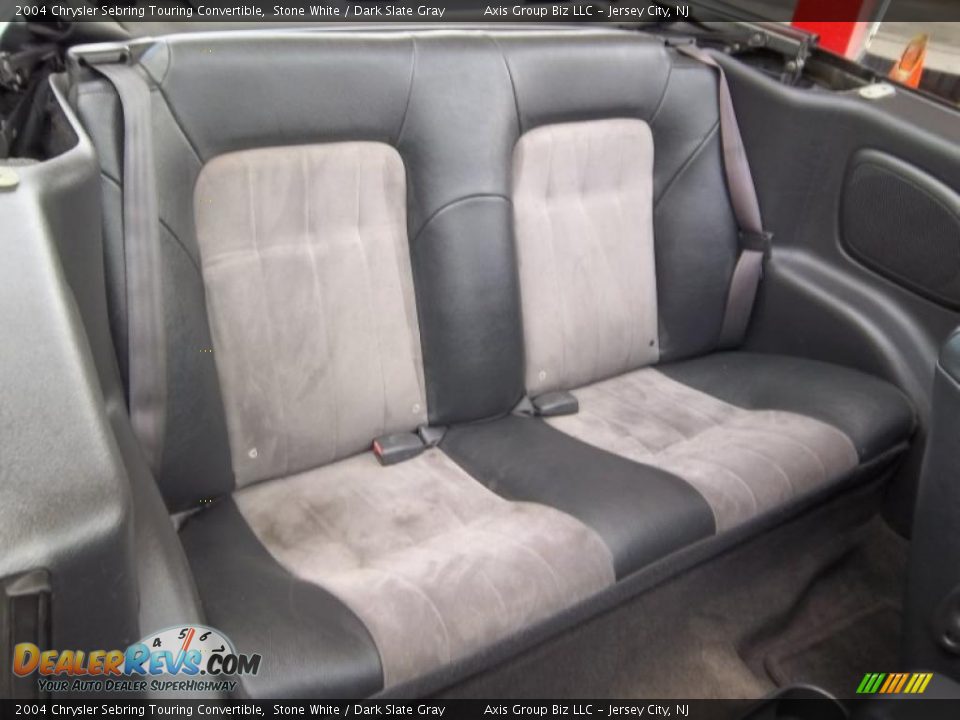 2004 Chrysler Sebring Touring Convertible Stone White / Dark Slate Gray Photo #13