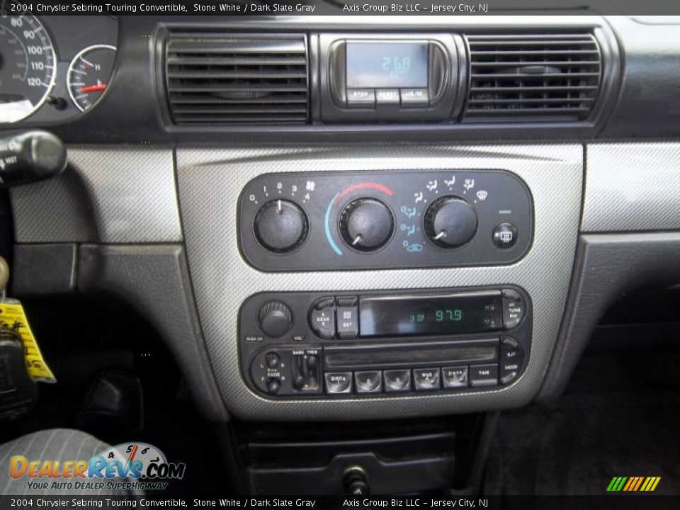 2004 Chrysler Sebring Touring Convertible Stone White / Dark Slate Gray Photo #15