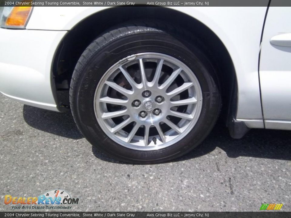 2004 Chrysler Sebring Touring Convertible Stone White / Dark Slate Gray Photo #16