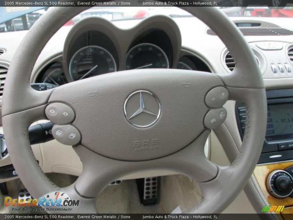 2005 Mercedes-Benz SL 500 Roadster Steering Wheel Photo #20