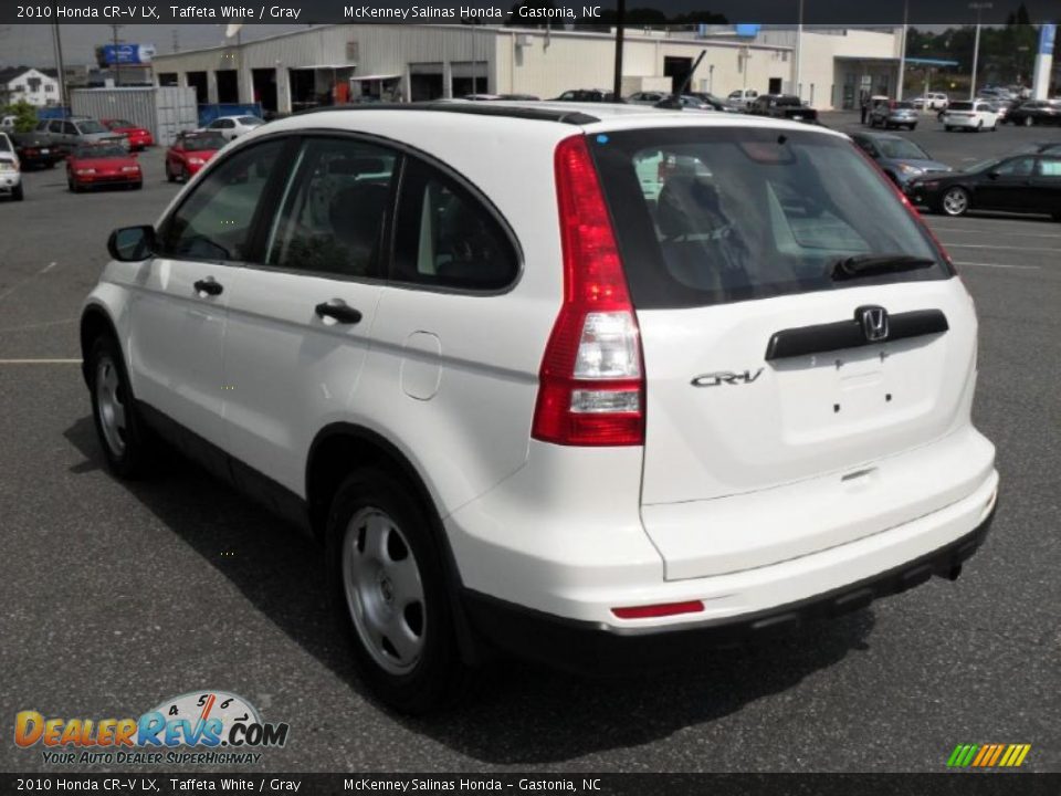 2010 Honda CR-V LX Taffeta White / Gray Photo #2