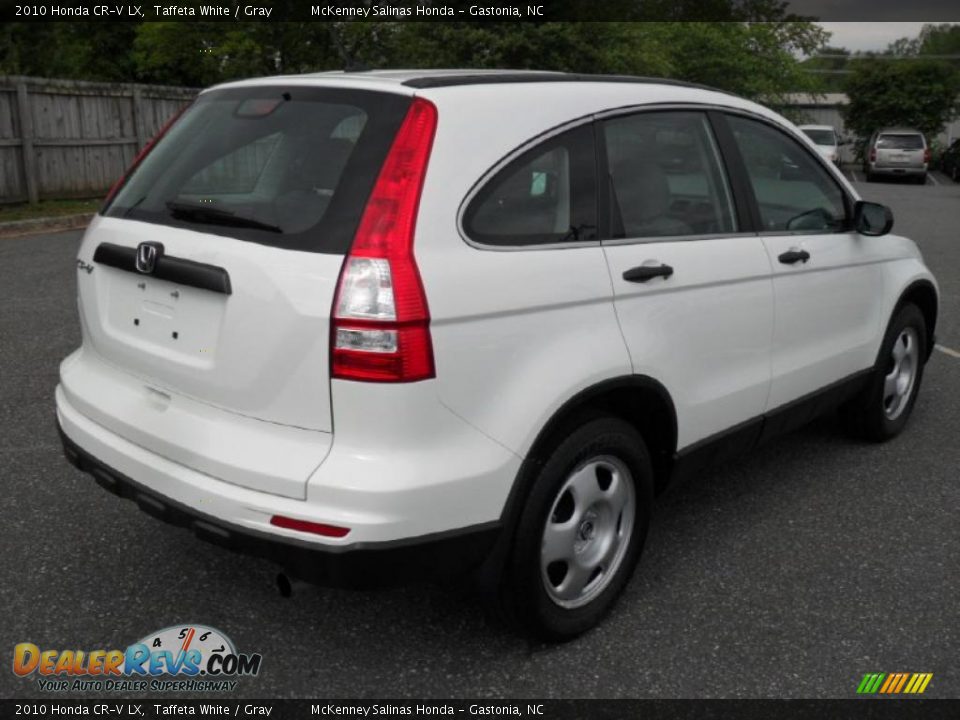 2010 Honda CR-V LX Taffeta White / Gray Photo #4