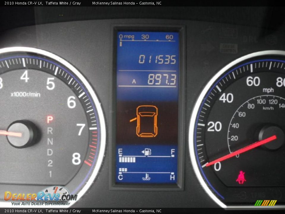 2010 Honda CR-V LX Taffeta White / Gray Photo #15