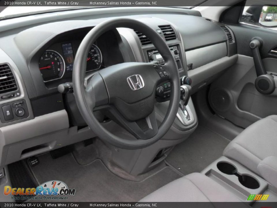 Gray Interior - 2010 Honda CR-V LX Photo #28