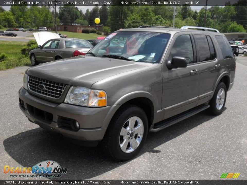 2003 Ford Explorer Limited 4x4 Mineral Grey Metallic / Midnight Gray Photo #1