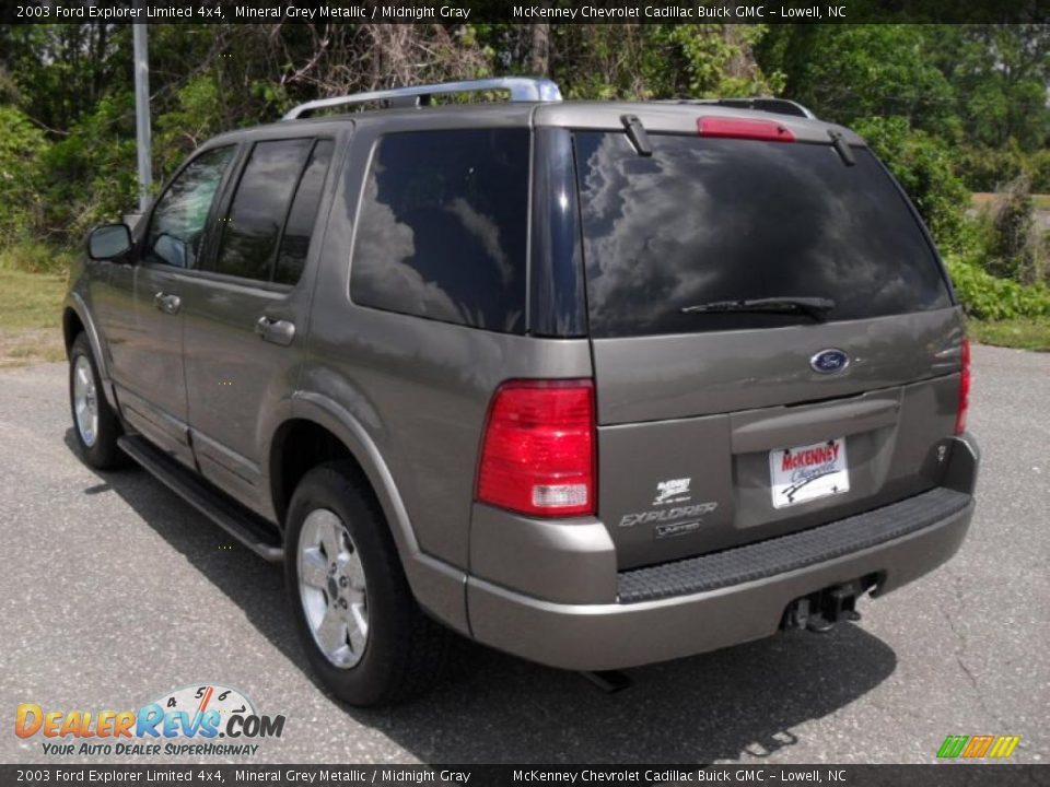 2003 Ford Explorer Limited 4x4 Mineral Grey Metallic / Midnight Gray Photo #2
