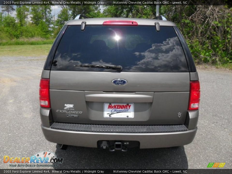 2003 Ford Explorer Limited 4x4 Mineral Grey Metallic / Midnight Gray Photo #3