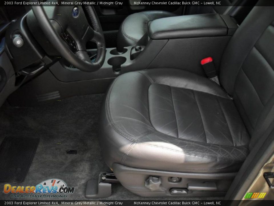 2003 Ford Explorer Limited 4x4 Mineral Grey Metallic / Midnight Gray Photo #7
