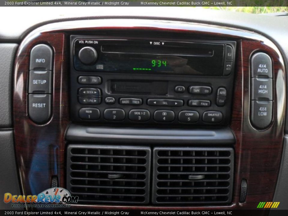 Controls of 2003 Ford Explorer Limited 4x4 Photo #13