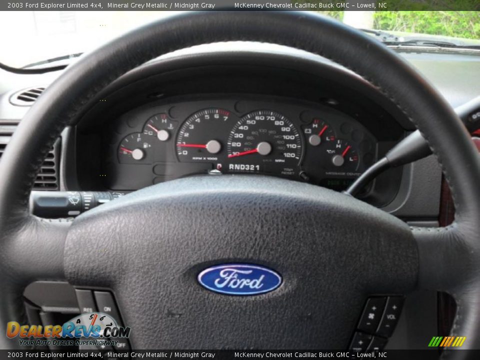 2003 Ford Explorer Limited 4x4 Steering Wheel Photo #14