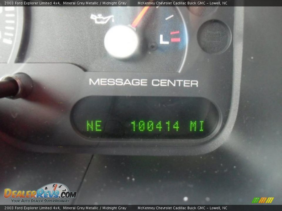 2003 Ford Explorer Limited 4x4 Mineral Grey Metallic / Midnight Gray Photo #15
